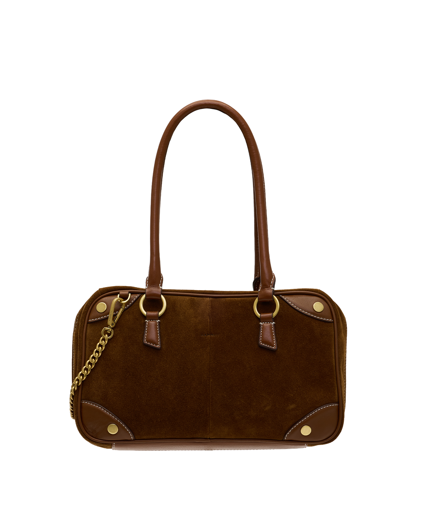 Hammitt Meredith Cinnamon Suede/Antique Gold Med