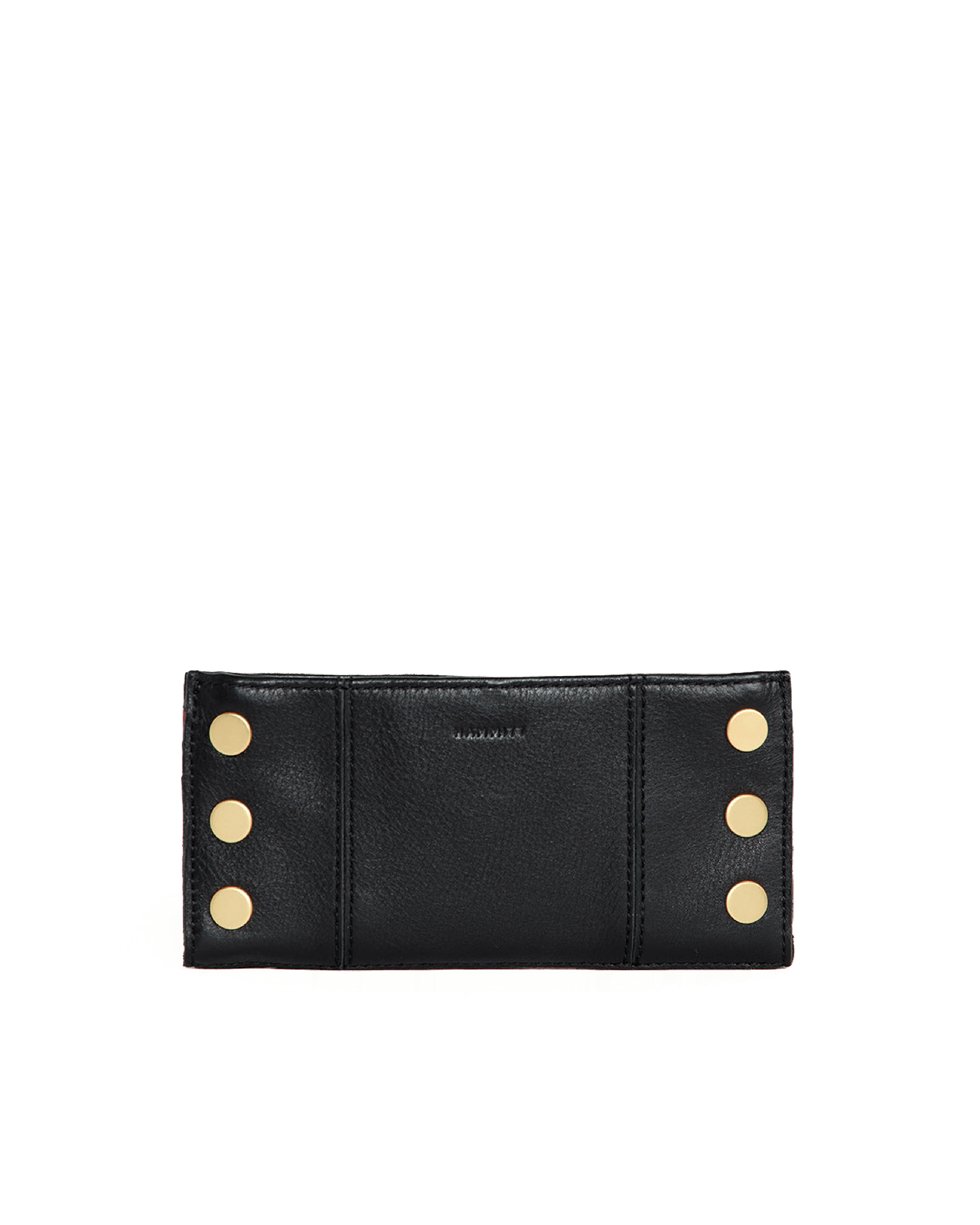 Hammitt 110 North Black/Brushed Gold Red Zip
