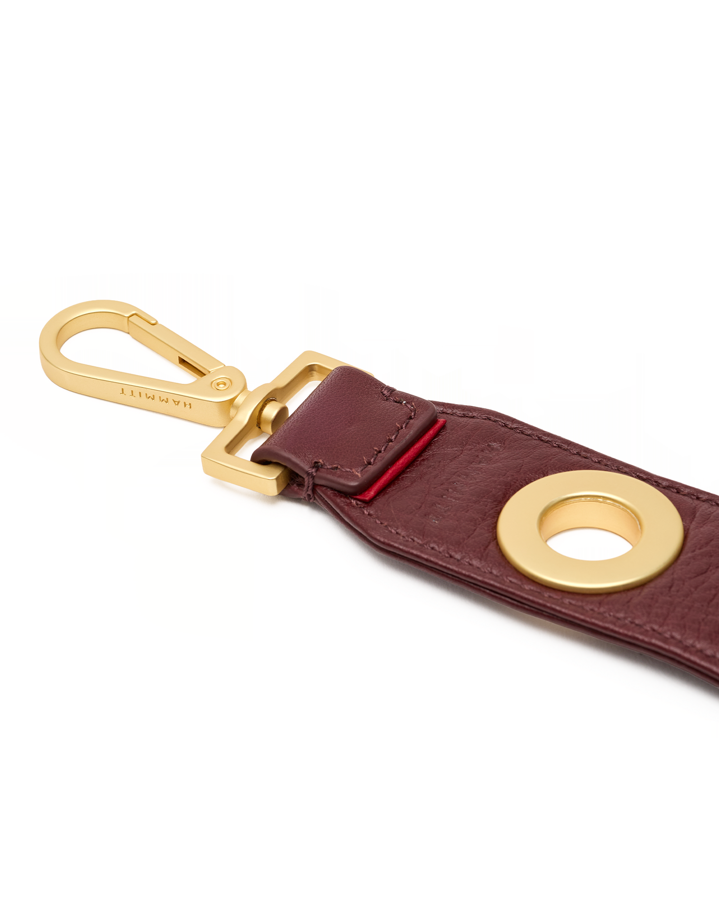 Grommet Short Strap Cherrywood Pebble detail