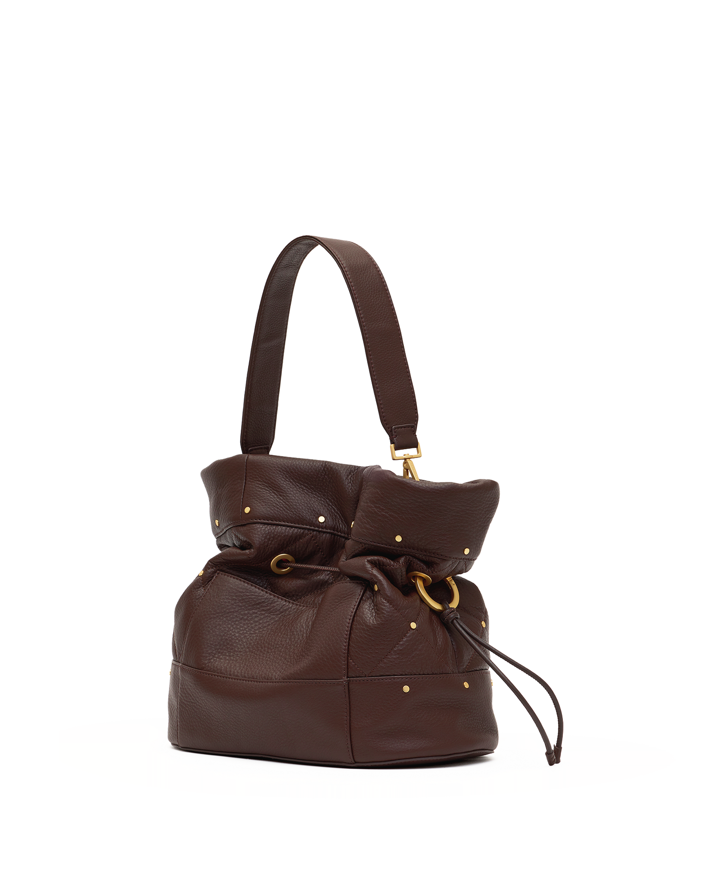 Gianna Lrg Quilted Espresso back
