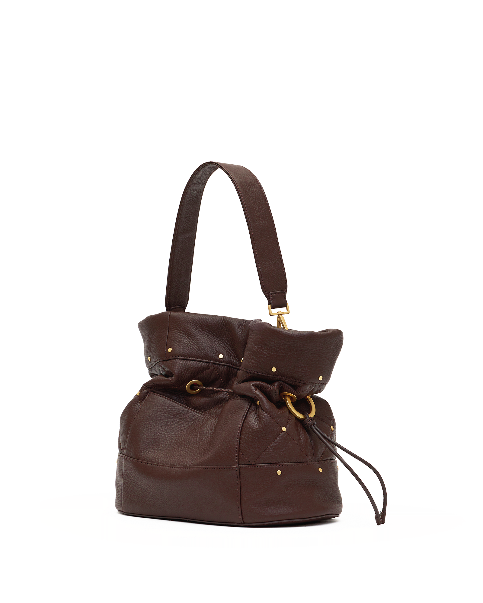 Gianna Lrg Quilted Espresso back