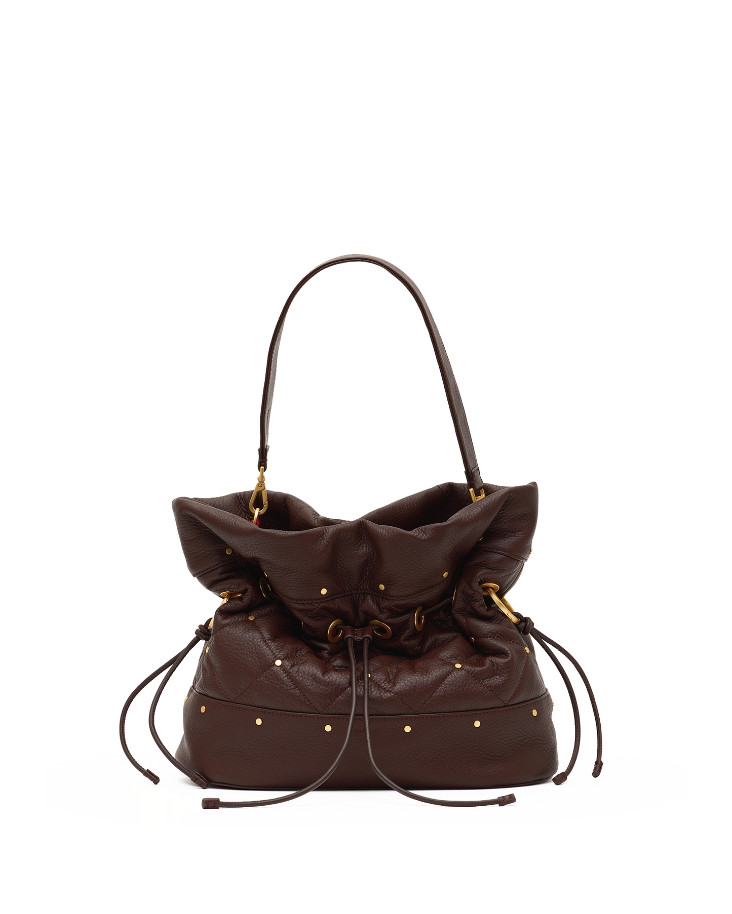 Gianna Lrg Quilted Espresso front