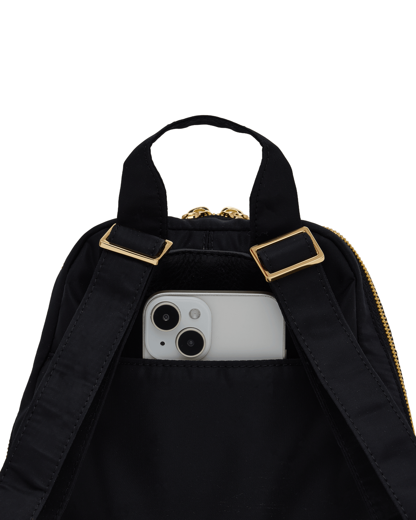 Hammitt Hunter Black Nylon Cargo/Gold Med