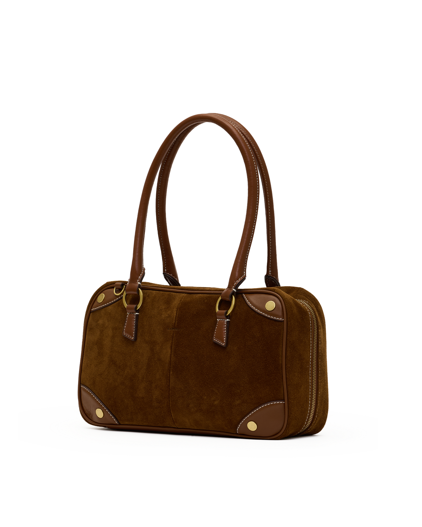 Hammitt Meredith Cinnamon Suede/Antique Gold Med
