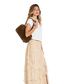 Hammitt Meredith Cinnamon Suede/Antique Gold Med