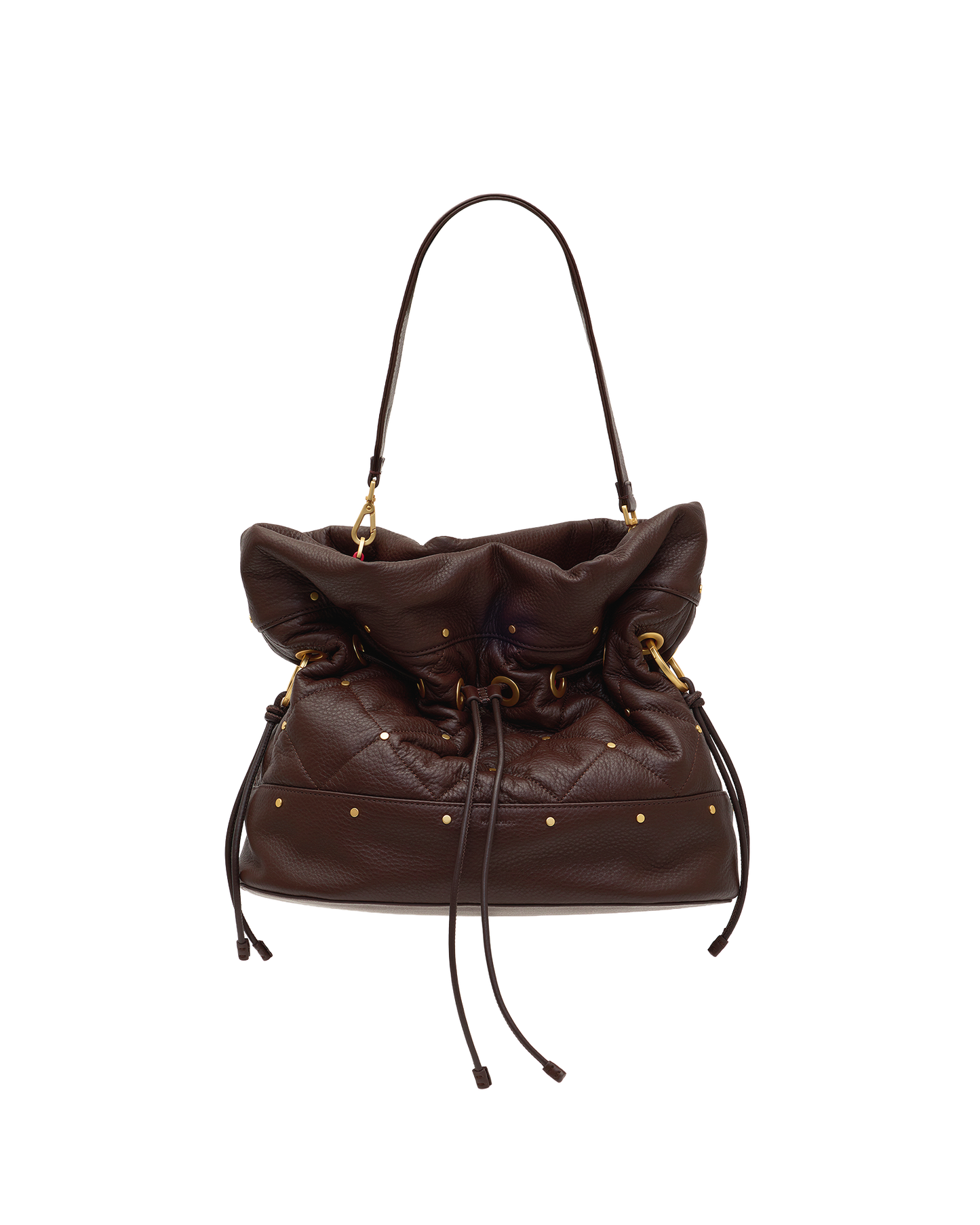 Gianna Lrg Quilted Espresso crossbody