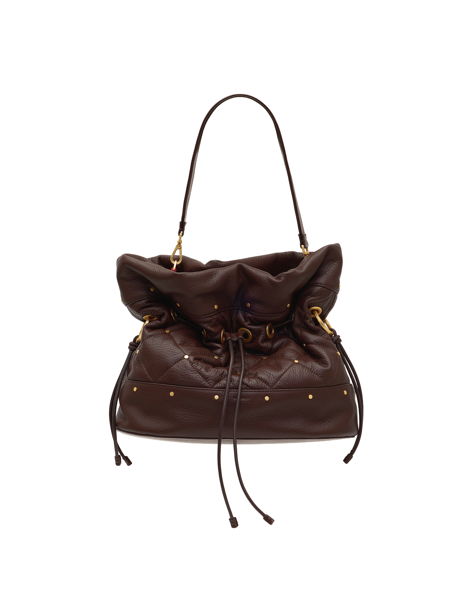 Gianna Lrg Quilted Espresso crossbody