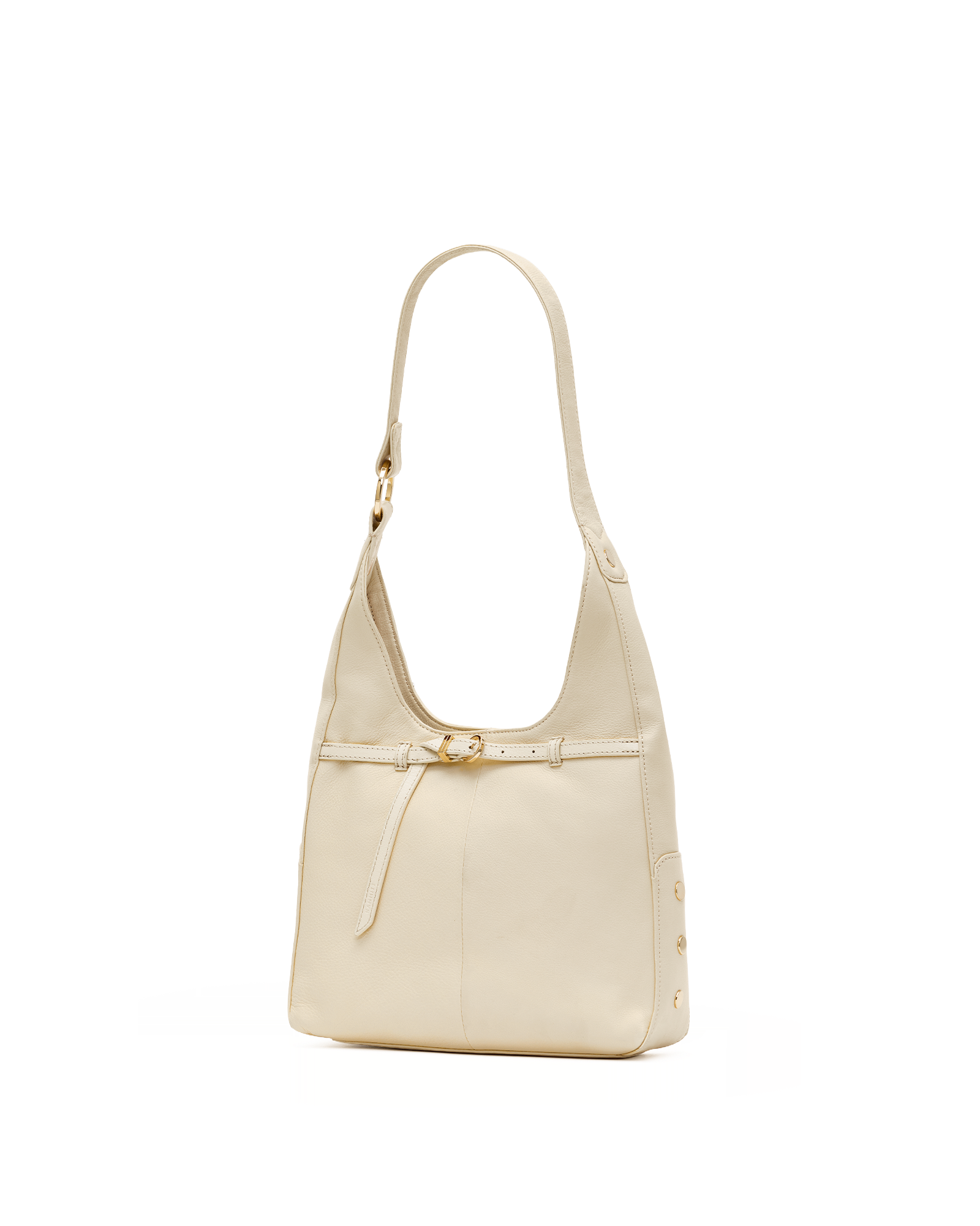 Hammitt Tim Belted Parchment/Gold Med