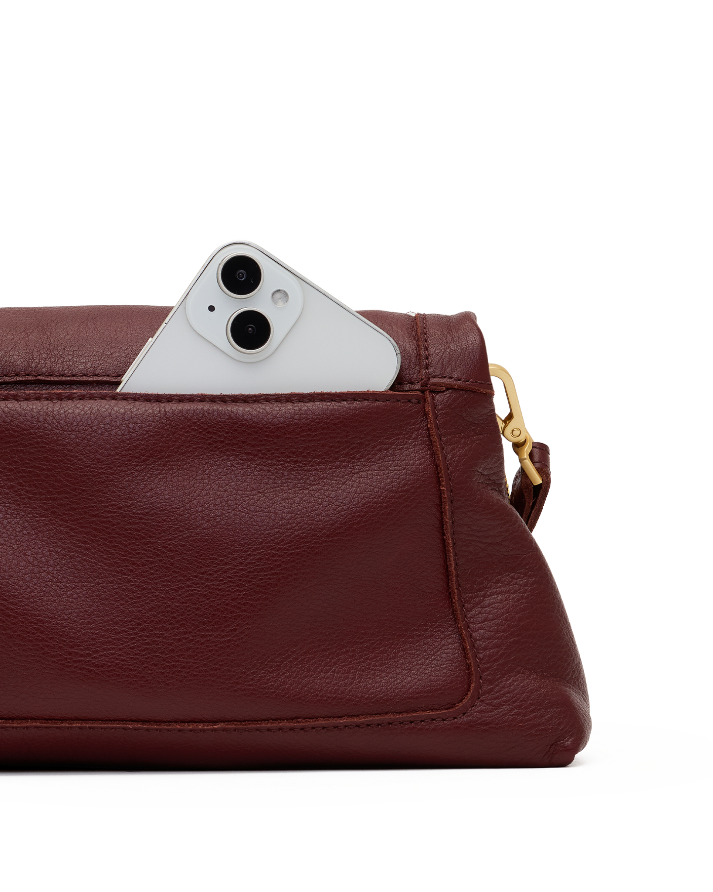 Hammitt Beverly Cherrywood Pebble/Brushed Gold Med