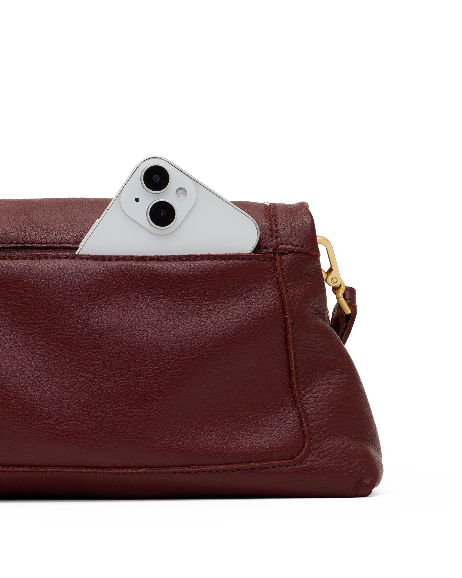 Hammitt Beverly Cherrywood Pebble/Brushed Gold Med