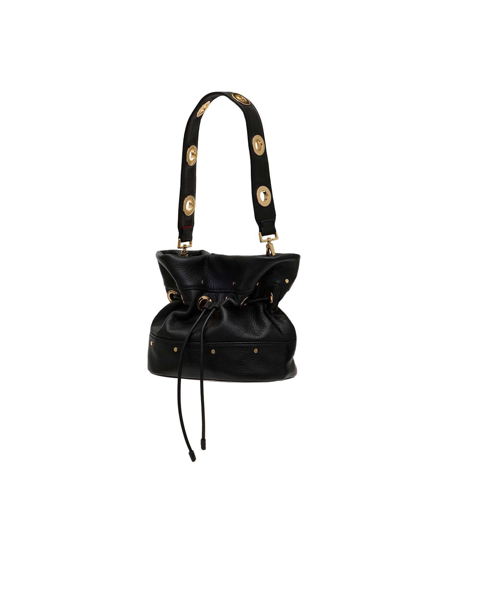 Gianna Sml Black Gold crossbody