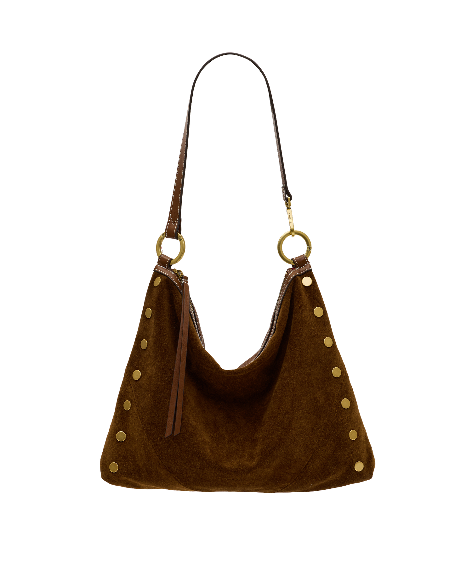 Hammitt Kyle Cinnamon Suede/Antique Gold Lrg