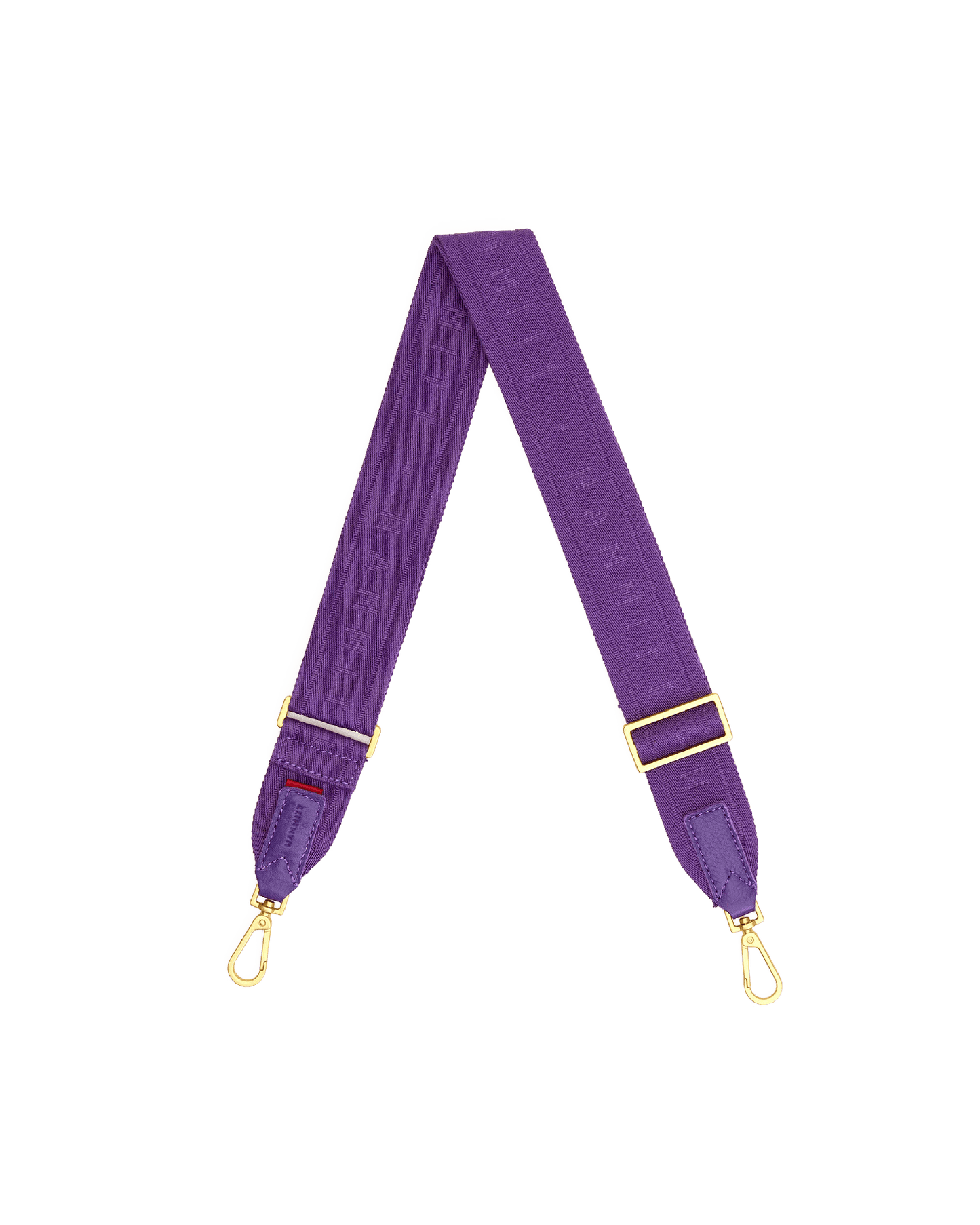 Hammitt Webbing Crossbody Strap Game Day Purple/Brushed Gold