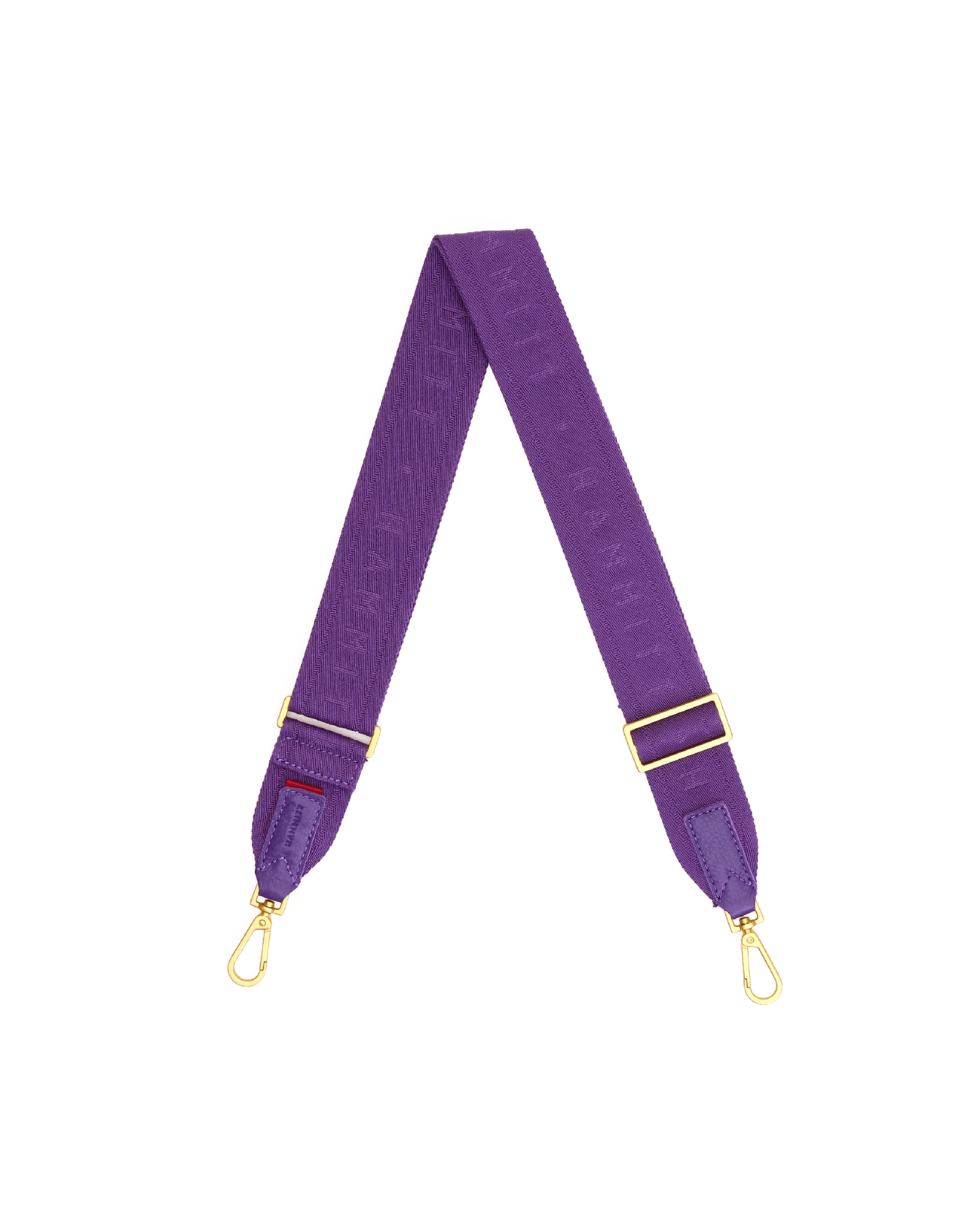 Hammitt Webbing Crossbody Strap Game Day Purple/Brushed Gold