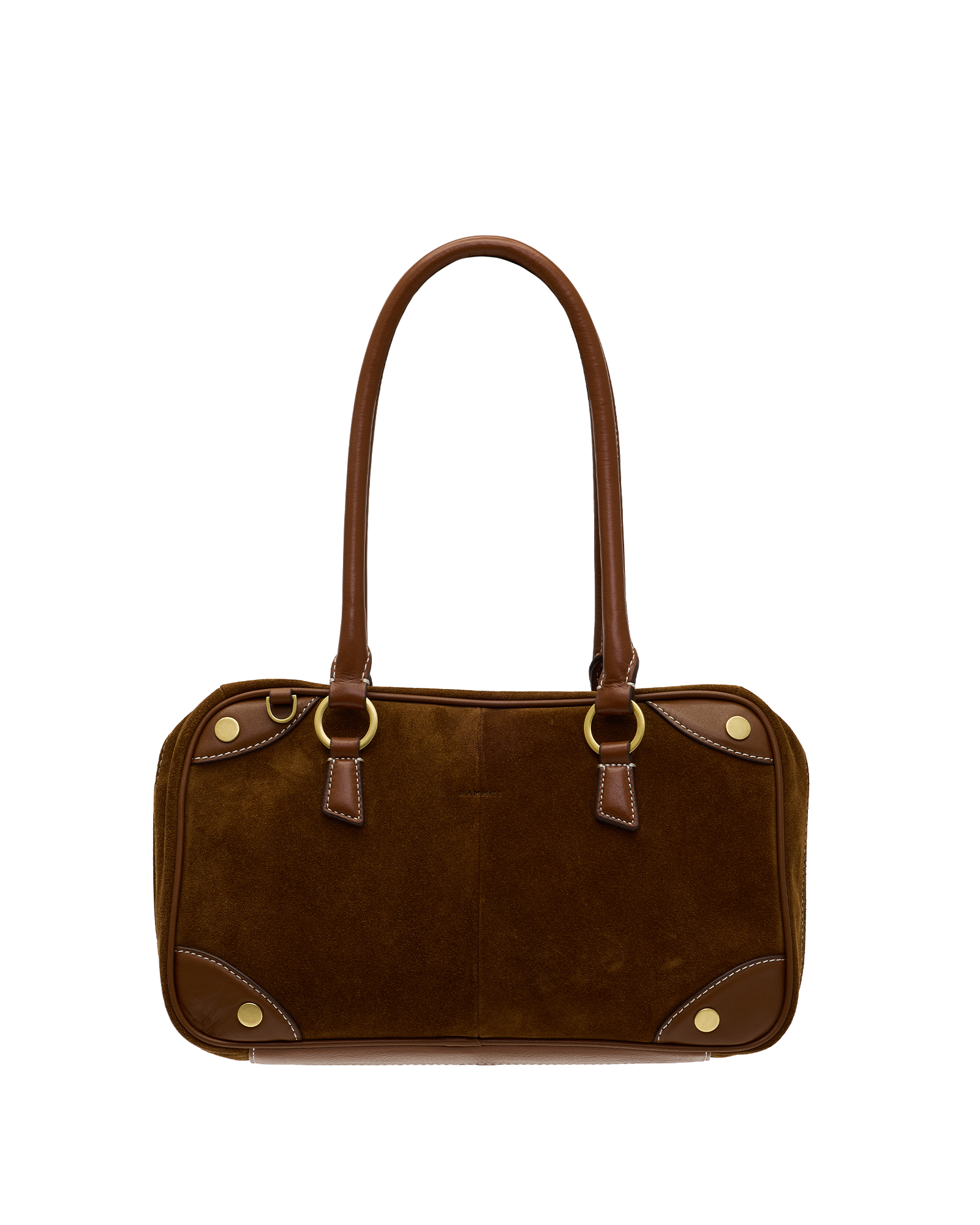 Hammitt Meredith Cinnamon Suede/Antique Gold Med