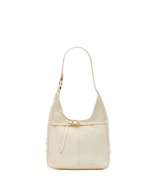 Hammitt Tim Belted Parchment/Gold Med