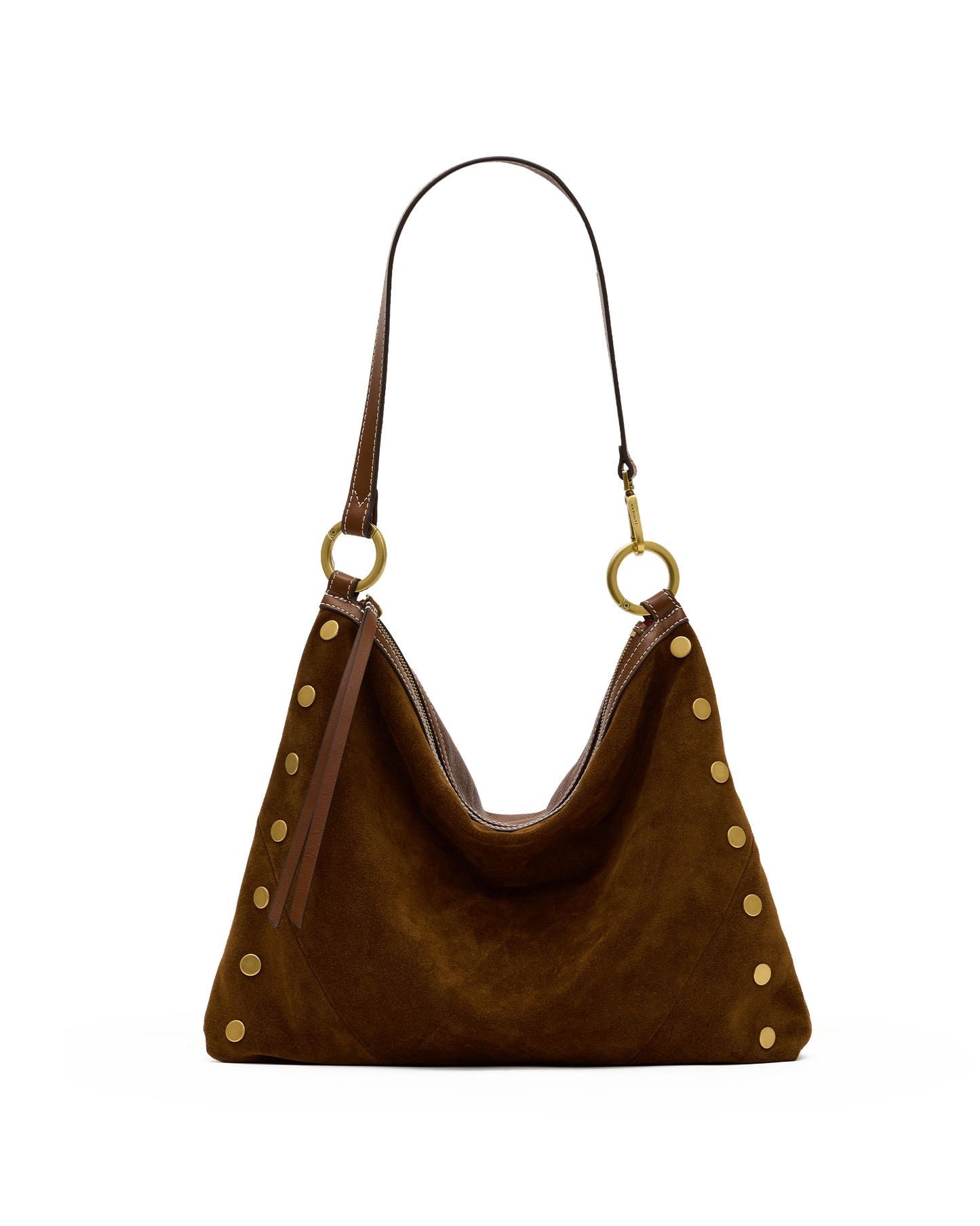 Hammitt Kyle Cinnamon Suede/Antique Gold Lrg