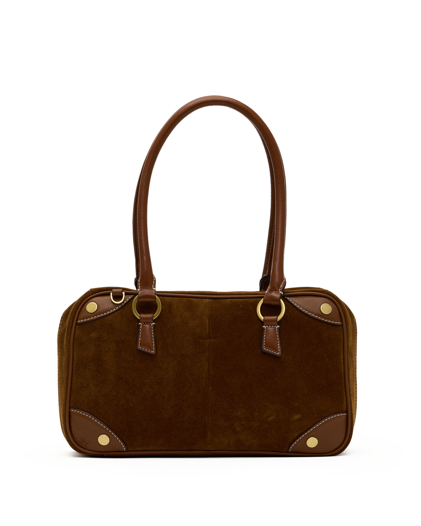 Hammitt Meredith Cinnamon Suede/Antique Gold Med
