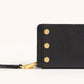 Hammitt Bryant Wallet Black/Brushed Gold Red Zip