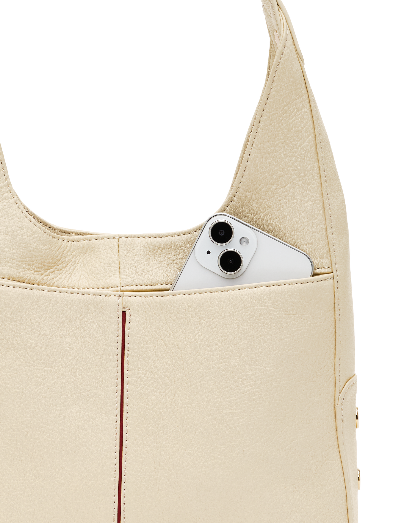 Hammitt Tim Belted Parchment/Gold Med
