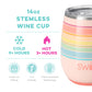 Good Vibrations Wine Cup (14oz)