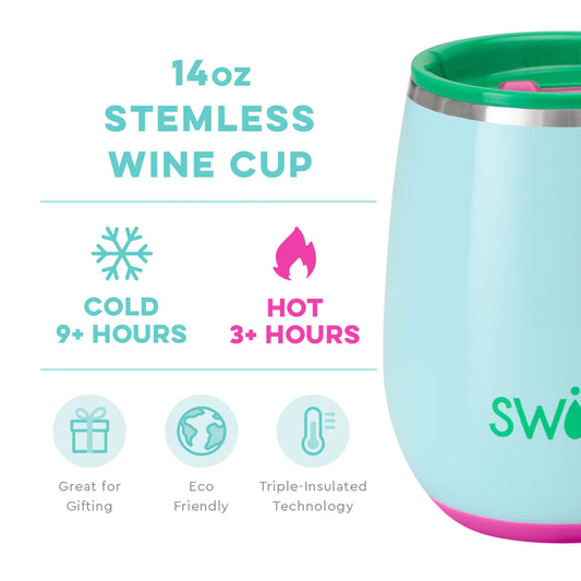 Prep Rally Stemless Wine Cup (14oz)