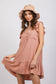 Kathleen Ruffle Dress - Blush