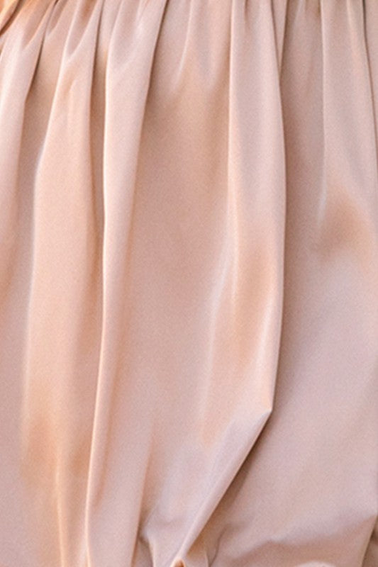 Champagne Balloon Dress