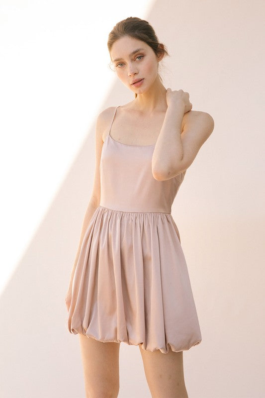 Champagne Balloon Dress