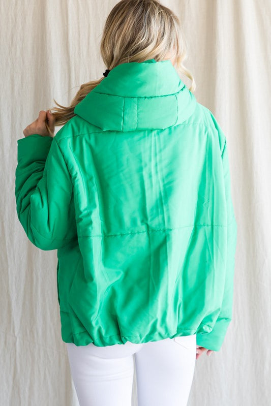Emerald Puffer Jacket