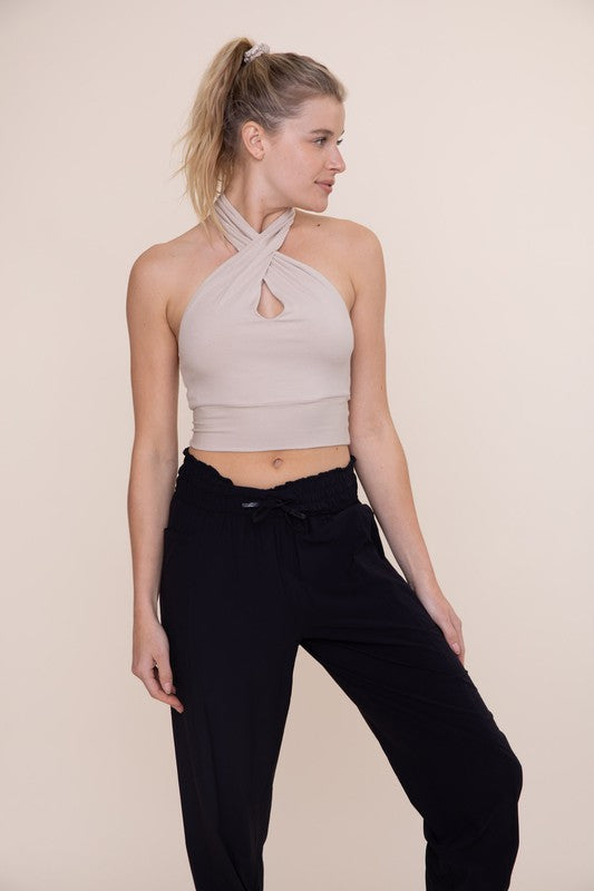 Criss Cross Athletic Crop Top