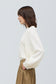 Soft Puff Sleeve Sweater - Ivory