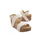 Summerlove Bone Linen Sandal