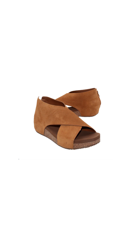 Alton Suede Sandals - Tan