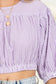 Brooke Seersucker Top - Lavender