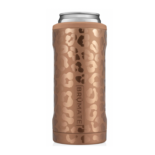 Hopsulator Slim 12oz - Gold Leopard