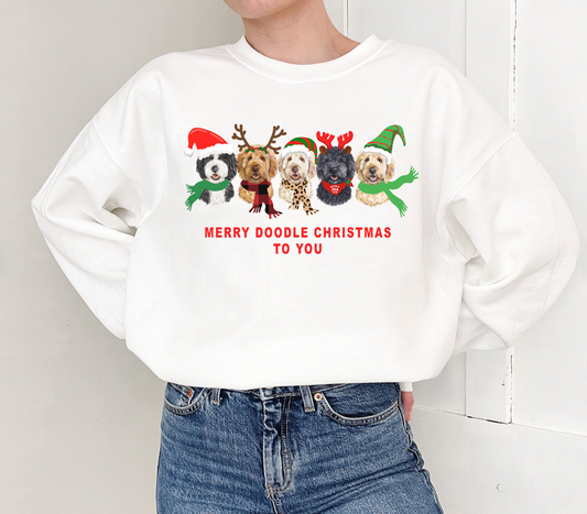 Merry Doodle Christmas To You Sweatshirt