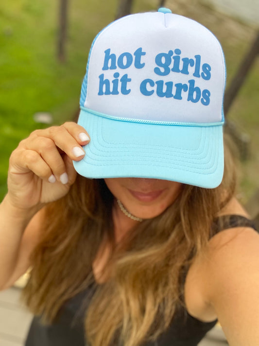 Hot Girls Hit Curbs Trucker Hat