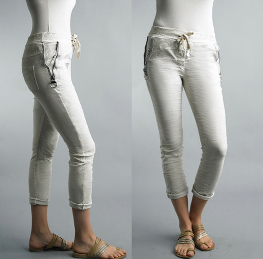 Italian Jogger Pant - Beige
