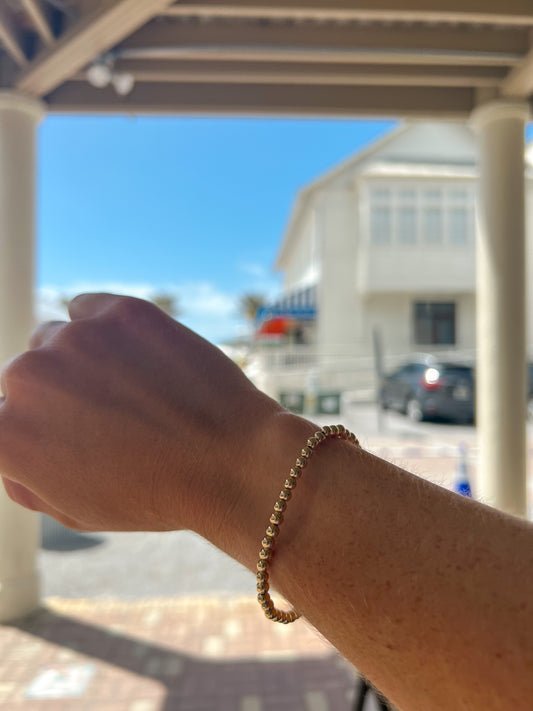 Bara Boheme Classic 4mm Ball Bead Bracelet