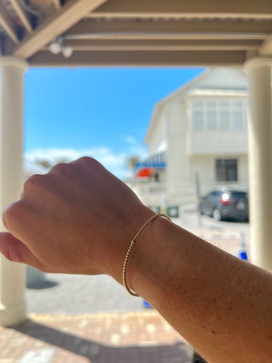 Bara Boheme Classic 2mm Ball Bead Bracelet
