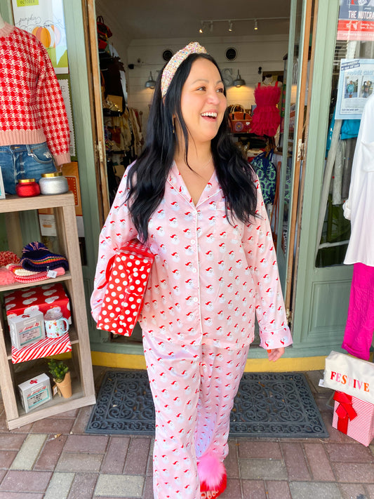 Vintage Santa Pajama Set