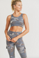 Blue Camo Sports Bra