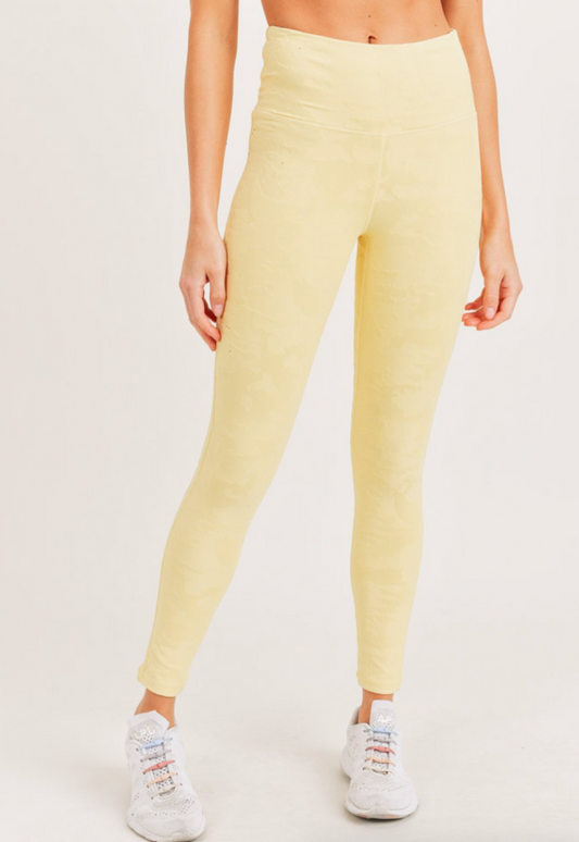 Jacquard Camo Highwaist Leggings