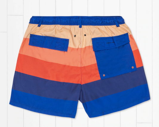 Harbor Trunk - Navy/Orange
