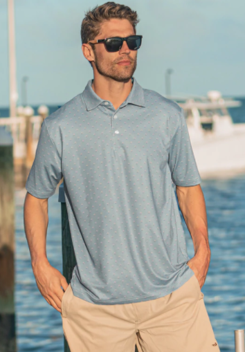 Flyline Performance Polo - Slate