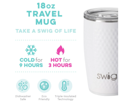 Swig 18oz Mug- Golf Ball