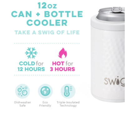 Swig 12oz Combo Cooler- Golf Partee