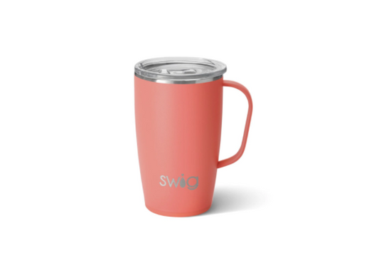 Coral Travel Mug