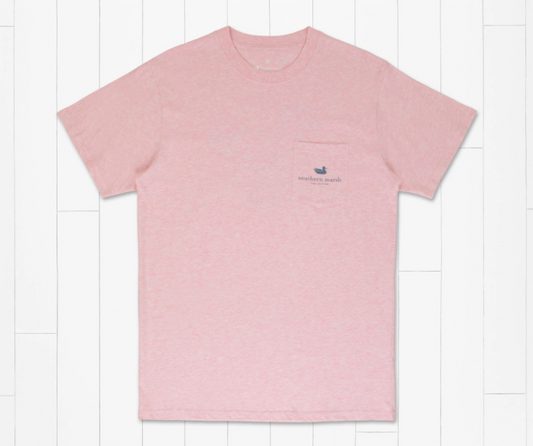 Warning Duck Tee - Washed Camellia